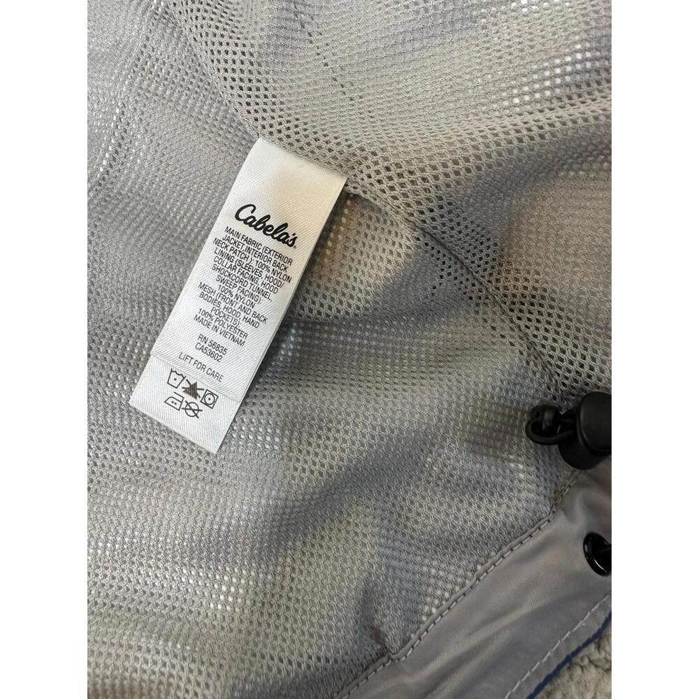 Cabelas 4 Most Repel Rain Windbreaker Womens L Hood Packable Nylon Mesh Gorp - Picture 6 of 7